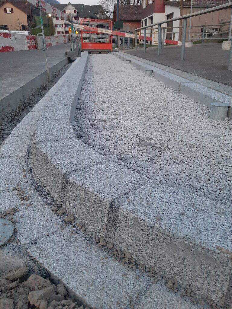 Strassenbau Unterwasser